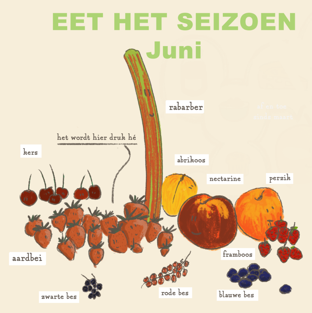 Seizoensfruit - juni